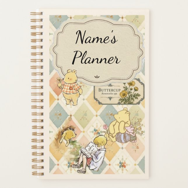 Cute Bear Calendar  Planner (Front)