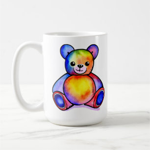 Cute Bear Cool Teddy positive Coffee Mug