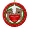 Cute Bear Couple Our First Christmas Ornament