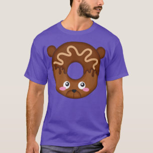 Cute Bear Doughnut Grizzly Doughnuts Bears Anime T-Shirt
