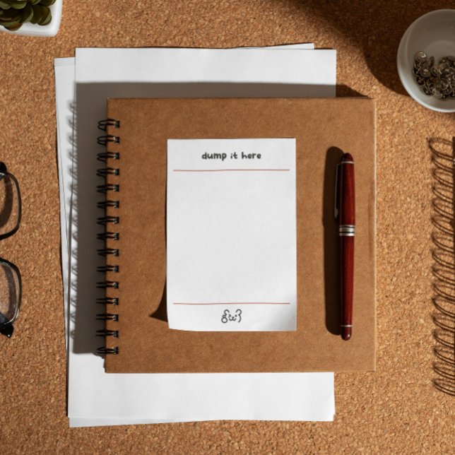 Cute bear dump it here  post-it notes (Creator Uploaded)