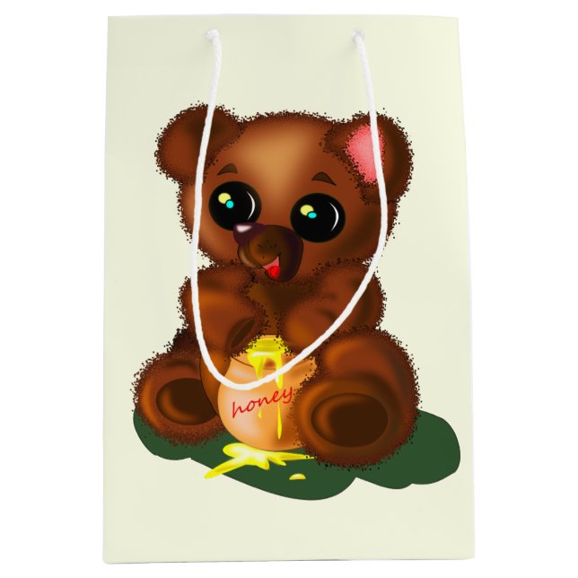 Cute Bear Gift Bag (Front)