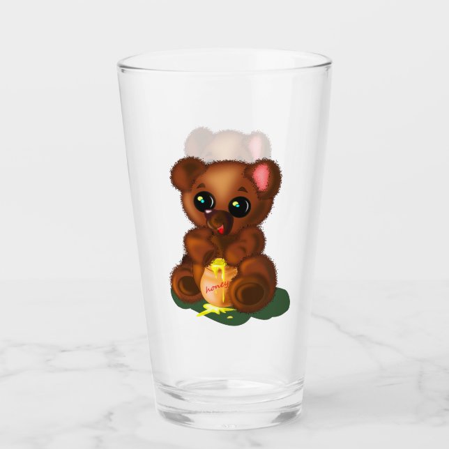 Cute Bear Glass (Front)