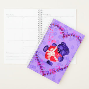 Cute Bear Heart Planner