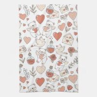 Cute Bear Hearts Valentine Pattern