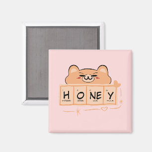 Cute Bear "Honey" Magnet