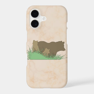 Cute Bear iPhone Phone Case 