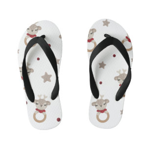 Cute Bear  Kid's Flip Flops
