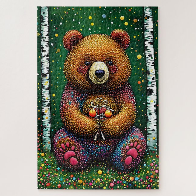🧸 Cute Bear Kids Puzzle Fun Gift 🧩 (Vertical)