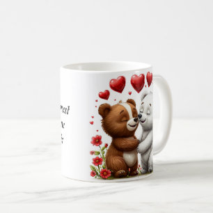 🧸 Cute Bear Magic Love Quote Home Gift ✨ Coffee Mug