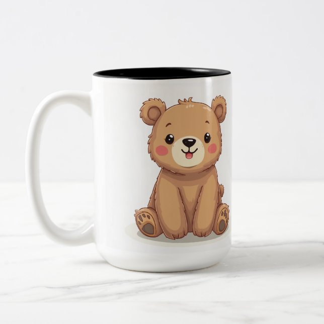 Cute bear mug cup (Left)