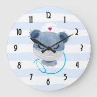 Cute Bear Nurse wearing a Protective Mask