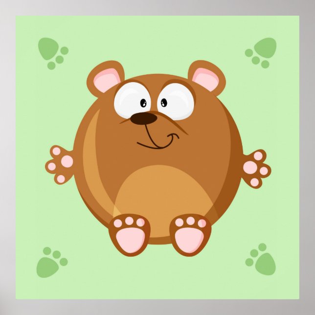 Cute bear poster (Front)
