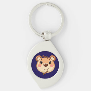 Cute Bear Smile Keychain