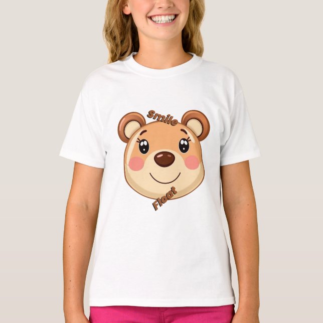 Cute Bear Smile T-Shirt (Front)