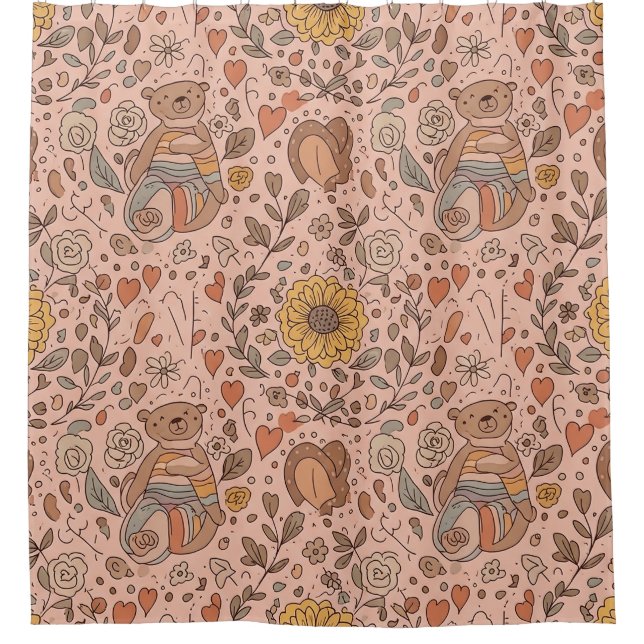 Cute Bear - Soft Pastel Woodland (7) (Front)