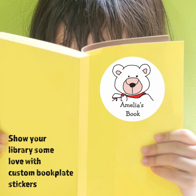 Cute Bear This book Belongs To Label (Creator Uploaded)