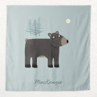 Cute Bear Woodland Personalized