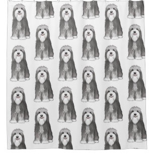 Cute Bearded Collies Pattern