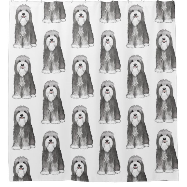 Cute Bearded Collies Pattern (Front)