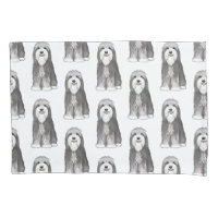 Cute Bearded Collies Pattern