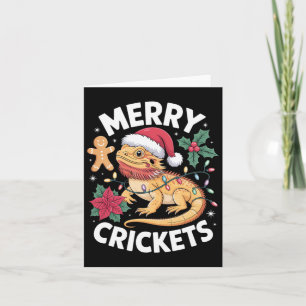 Cute Bearded Dragon Christmas Pun  Card