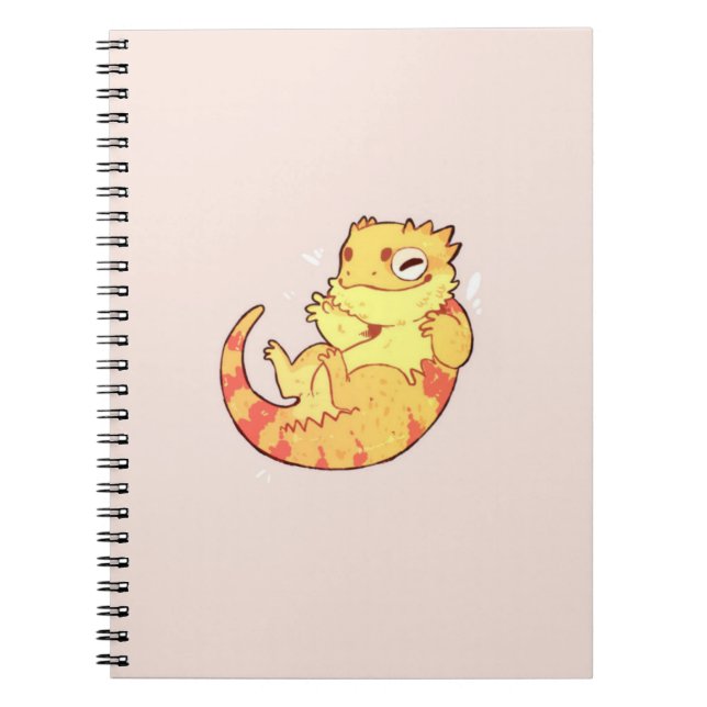 Cute Bearded Dragon Notebook (Front)