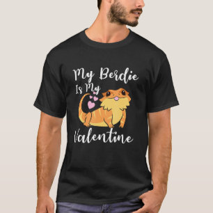 Cute Bearded Dragon Valentines Day Beardie Reptile T-Shirt