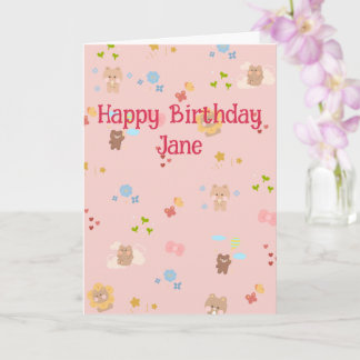 Cute Bears Birthday Card