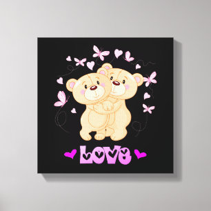 Cute Bears Canvas Print