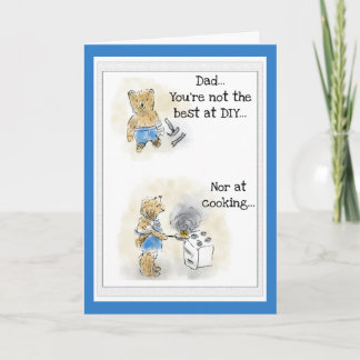 Cute Bears Father's Day Greeting Card