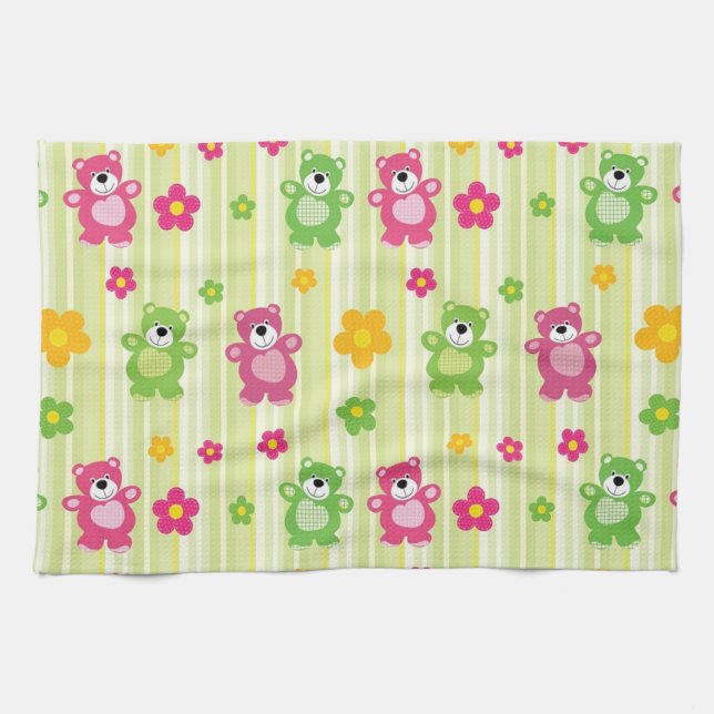 Cute Bears Kitchen Towel (Horizontal)