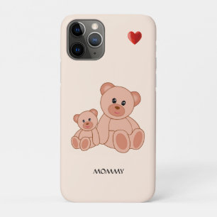 Cute Bears on Light Beige Case-Mate iPhone Case