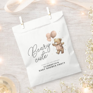 Cute Beary Sweet Baby Shower Party Thank You Favour Bag