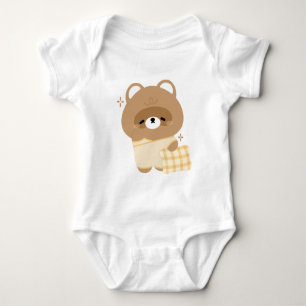 Cute Beaver Baby Bodysuit