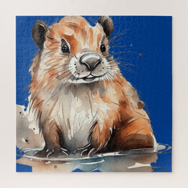 cute beaver  jigsaw puzzle (Vertical)