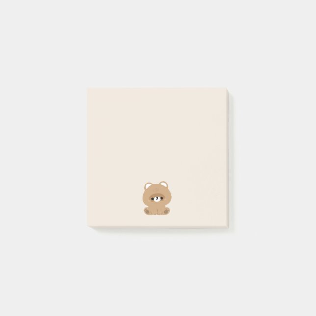Cute Beaver Post-it Notes (Front)