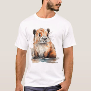 Cute Beaver   T-Shirt