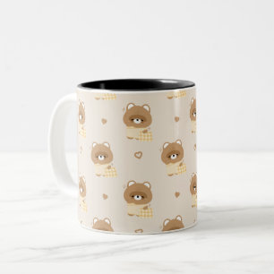 Cute Beaver Two-Tone Coffee Mug