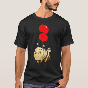 Cute Bee  2nd Birthday  Kids Balloon Party T-Shirt