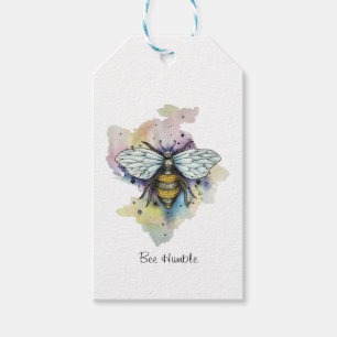 Cute Bee And Rainbow Wash Gift Tags