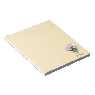 Cute Bee And Rainbow Wash Notepad