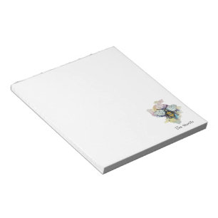 Cute Bee And Rainbow Wash Notepad