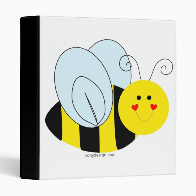 Cute Bee Binder (Front/Spine)