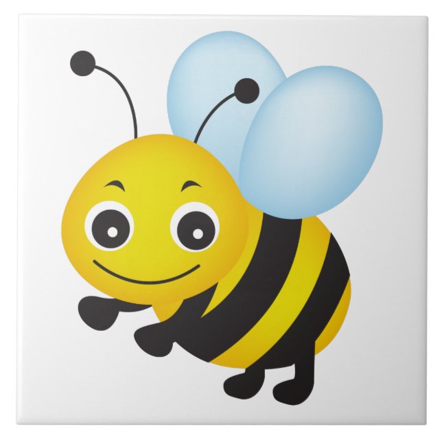 Cute bee design tile (Front)