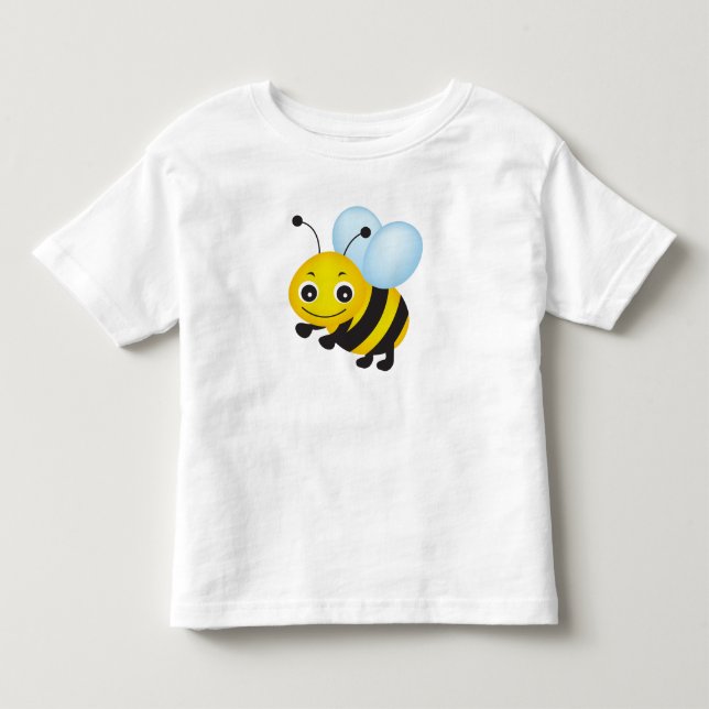 Cute bee design toddler t-shirt (Front)