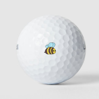 Cute bee golf balls
