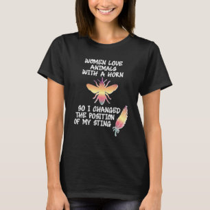 Cute Bee Idea for Beekeeper Women Beekeeping Gag B T-Shirt