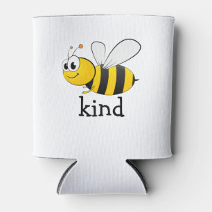 Cute Bee Kind Can Cooler