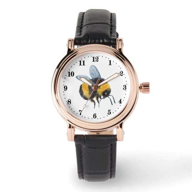cute bee lovers insect watch (Front)
